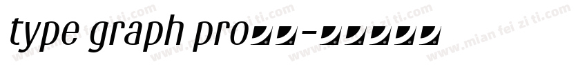 type graph pro字体字体转换